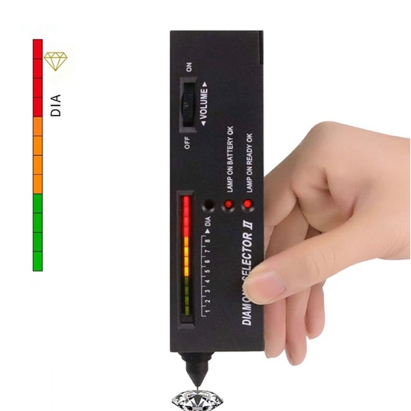 18k White Gold stamped 925 Necklace moissanite pendant! GRA Certificate Included - Picture 8 of 9